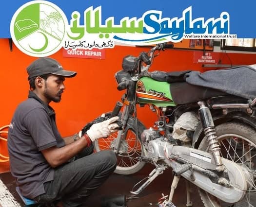 Building Careers: Saylani's Motorbike Mechanic Course